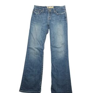 BKE Drew Jeans Womens 27x31.5 Blue Medium Wash Low Rise Bootcut Stretch Denim